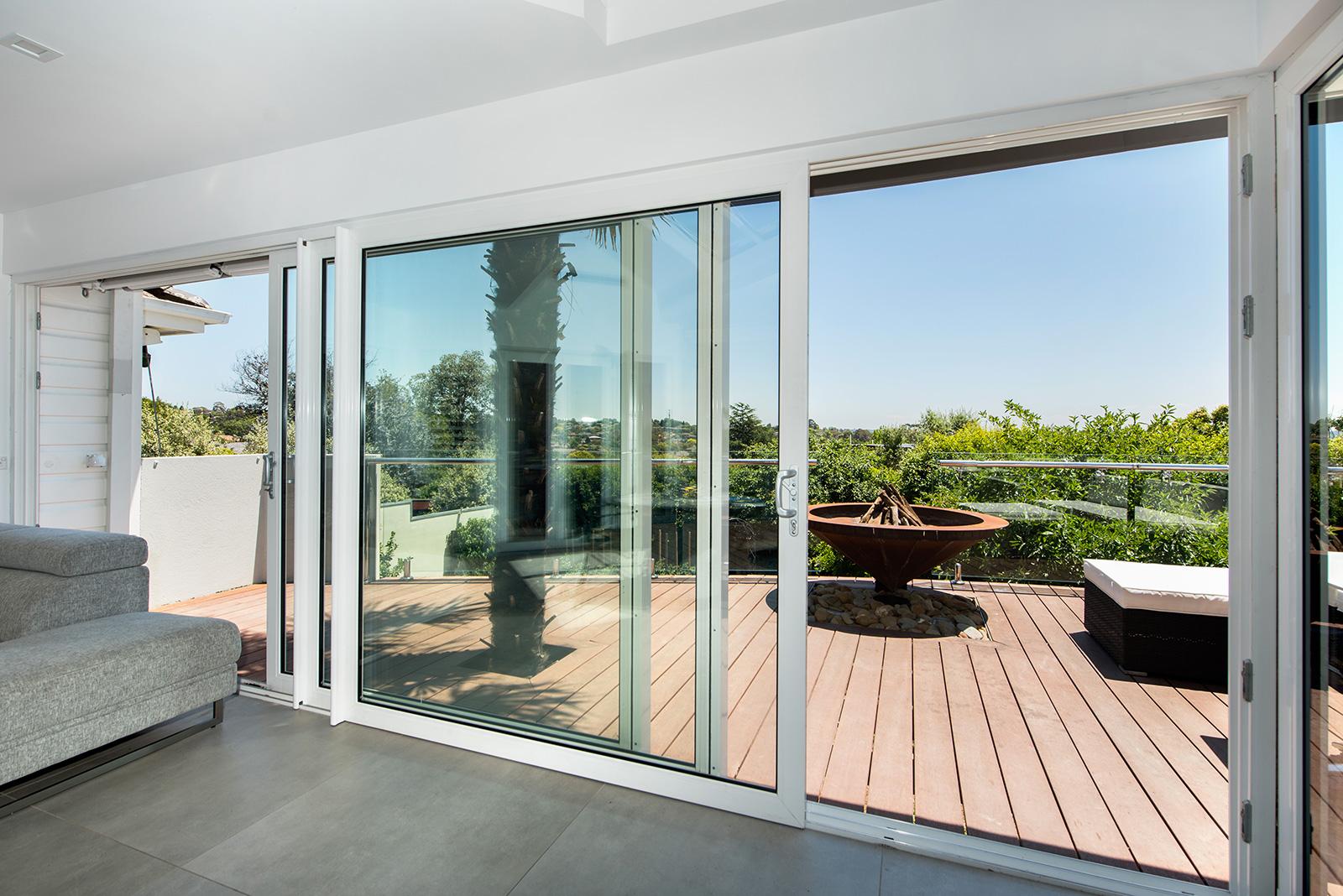 SMH Glazing showroom with window and door displays