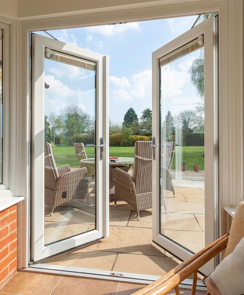 Modern uPVC entrance door